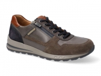 chaussure mephisto lacets bradley gris et brun